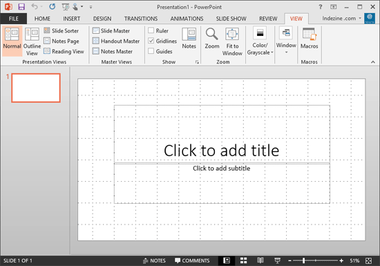 gridlines on powerpoint for mac 2011